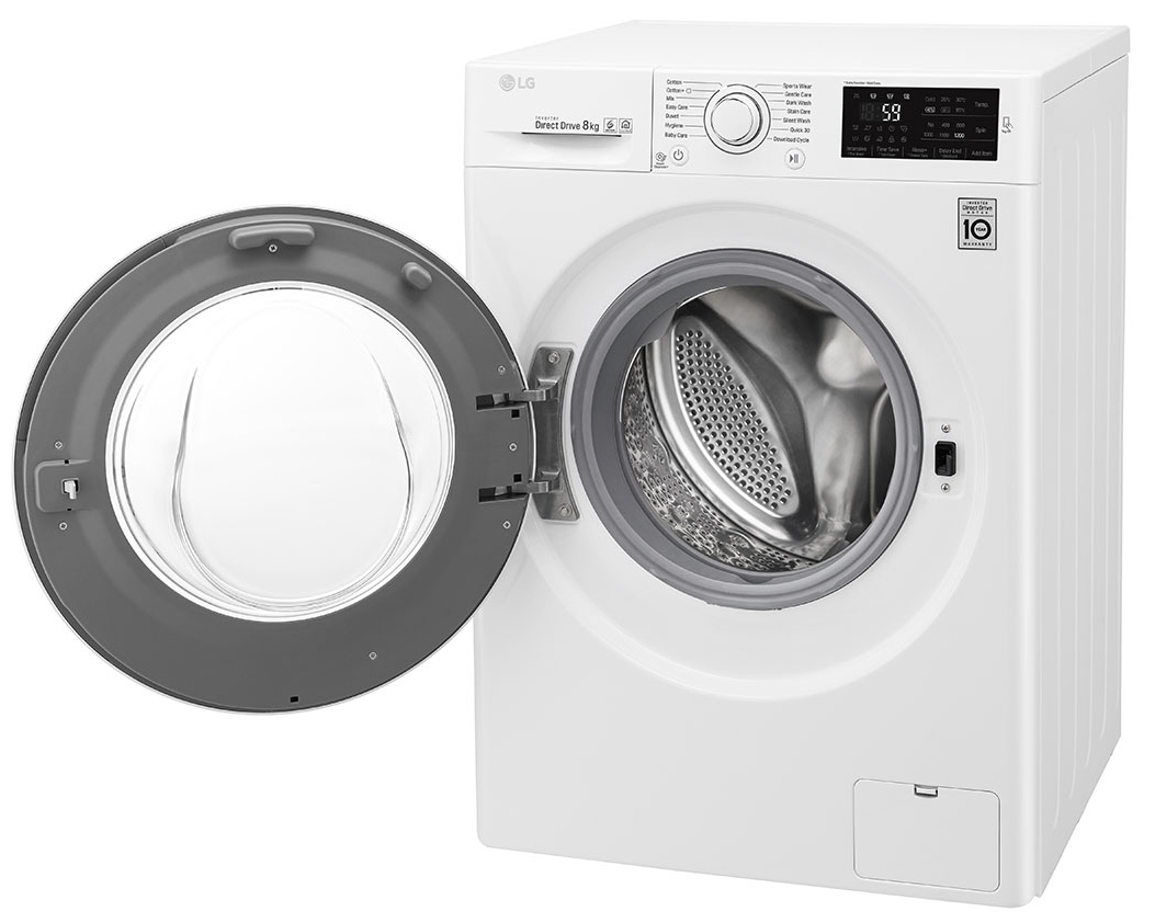 Стиральная машина LG F2J6TN0W 8 кг / 1200 об/мин / A+++ / Белый photo 2