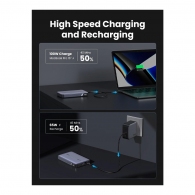 Acumulator extern Ugreen Two-way Fast Charging 20000mAh 20W Grey (25683) thumbnav 5