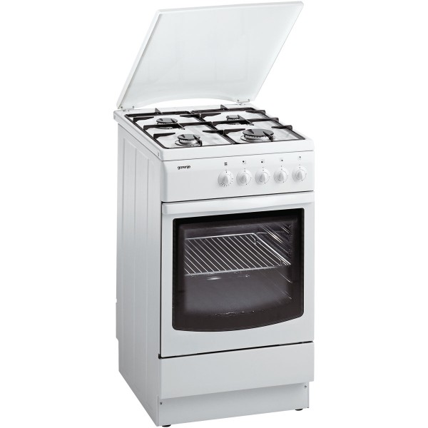 Plita de gaz Gorenje GN 460W / 4 arzatoare / 50 cm / Alb photo 1