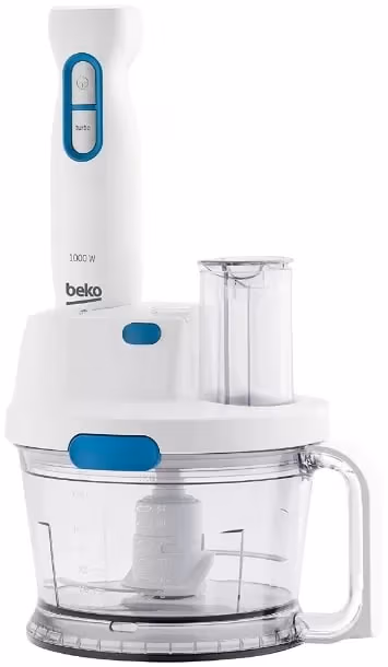 Блендер Beko HBG5100W, 900 мл, 1000 Вт, 1 скоростей, Белый  