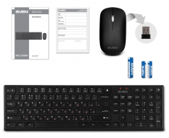 Tastatura + mouse fara fir Sven KB-C2550W thumbnav 14