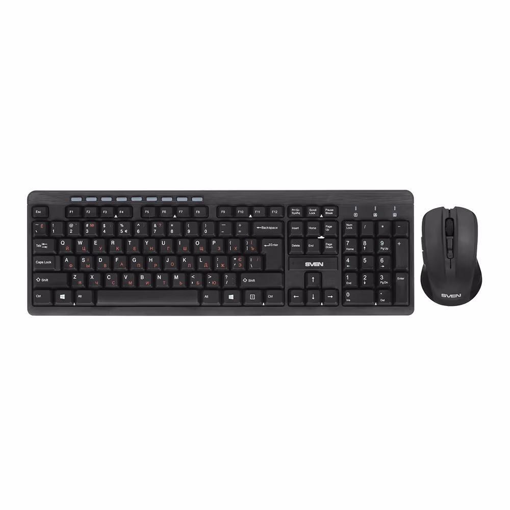Tastatura + mouse fara fir Sven KB C3400W