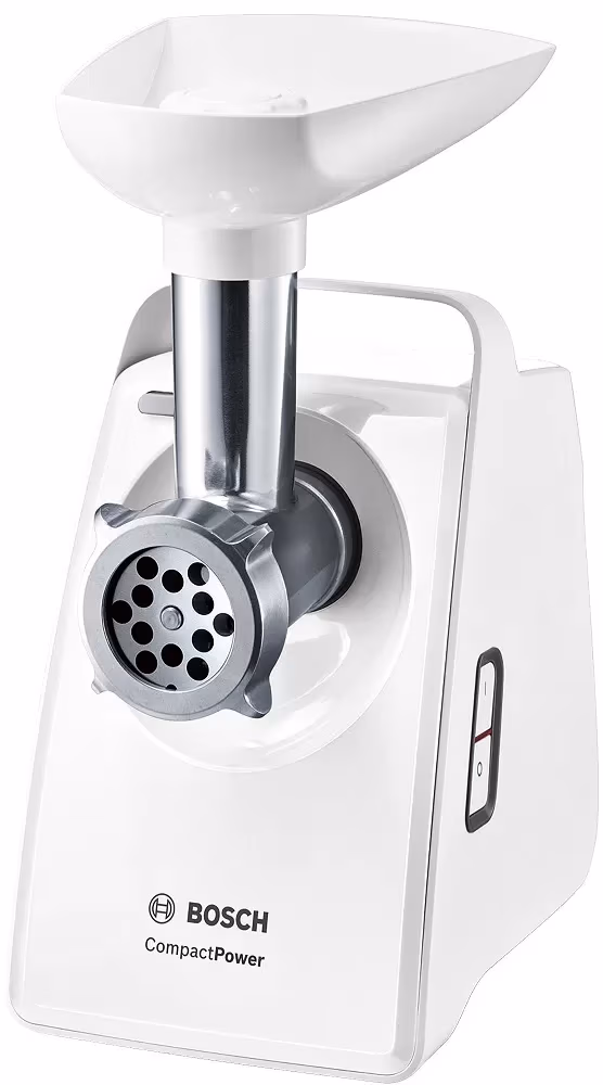 Мясорубка Bosch MFW3600W, 1.8 кг/мин, 500 Вт, Белый 