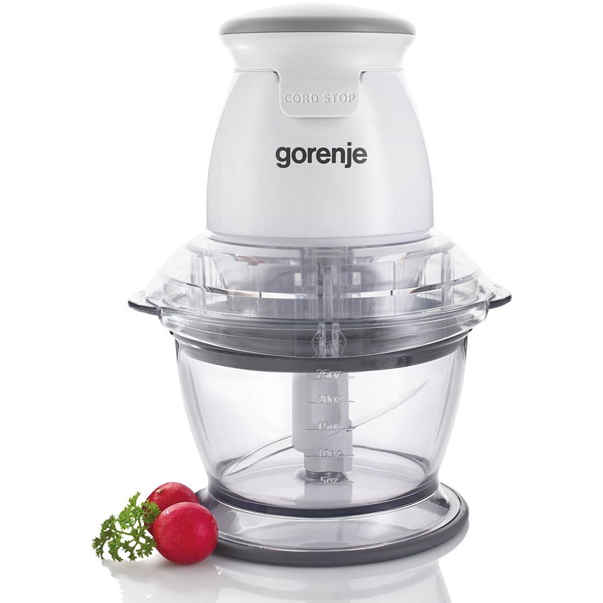 Измельчитель Gorenje S500W, 600 мл, 520 Вт, 1 скоростей, Белый photo 