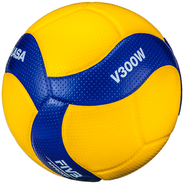 Minge voley Mikasa V300W / Marimea 5 / Galben-albastru photo 2