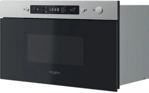 Cuptor cu microunde incorporabil Whirlpool MBNA920X, 22 l, 750 W, 700 W, Argintiu