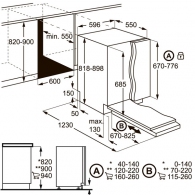 Mas. de spalat vase incorporabila AEG FSR52610Z, 5 programe, 60 cm, A thumbnav 2