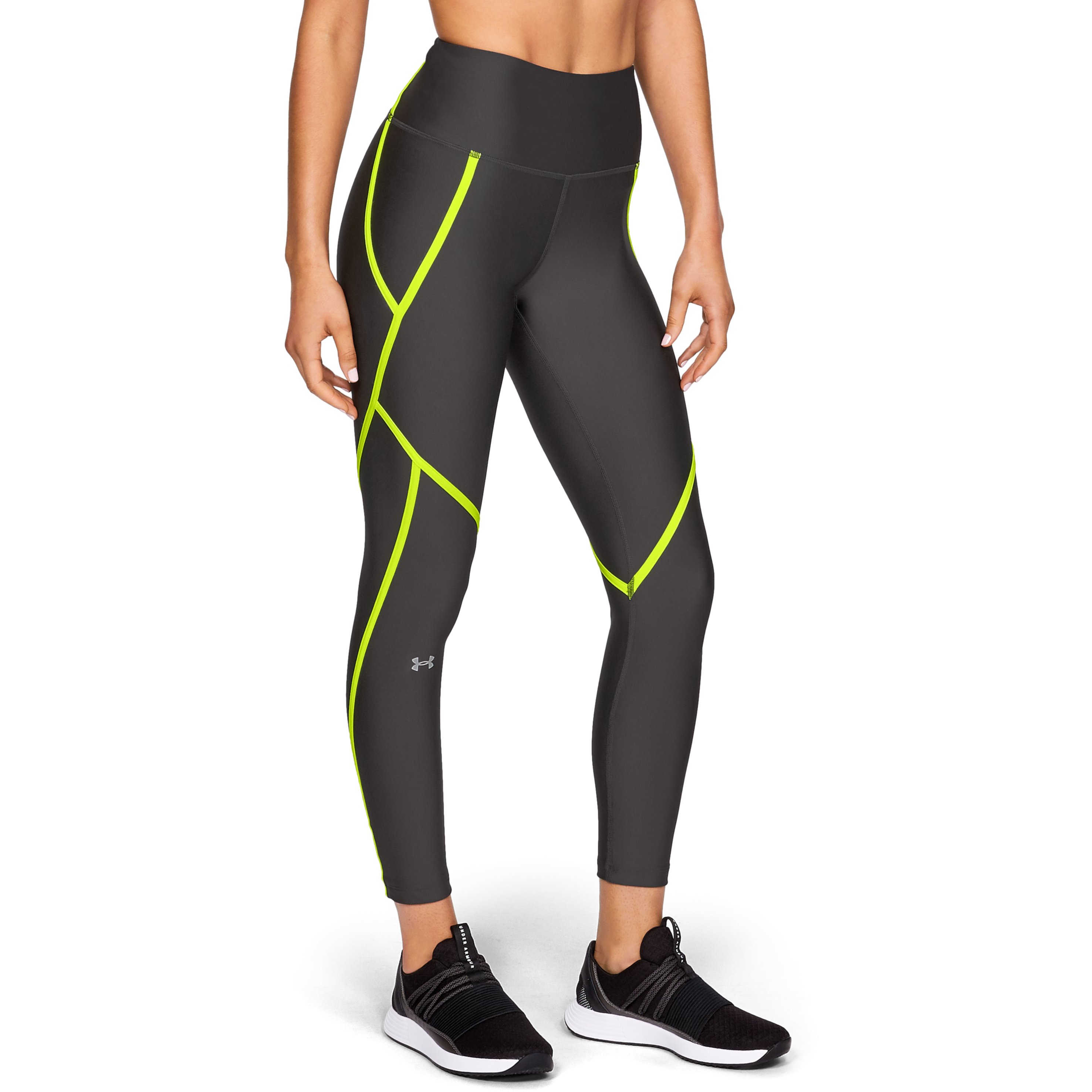 Легинсы Under Armour UA HG Ankle Crop Edgelit / Женский / XS / Серый photo 4