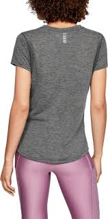 Tricou Under Armour UA Streaker 2.0 Heather Short Sleeve / Femei / XS / Gri photo 5