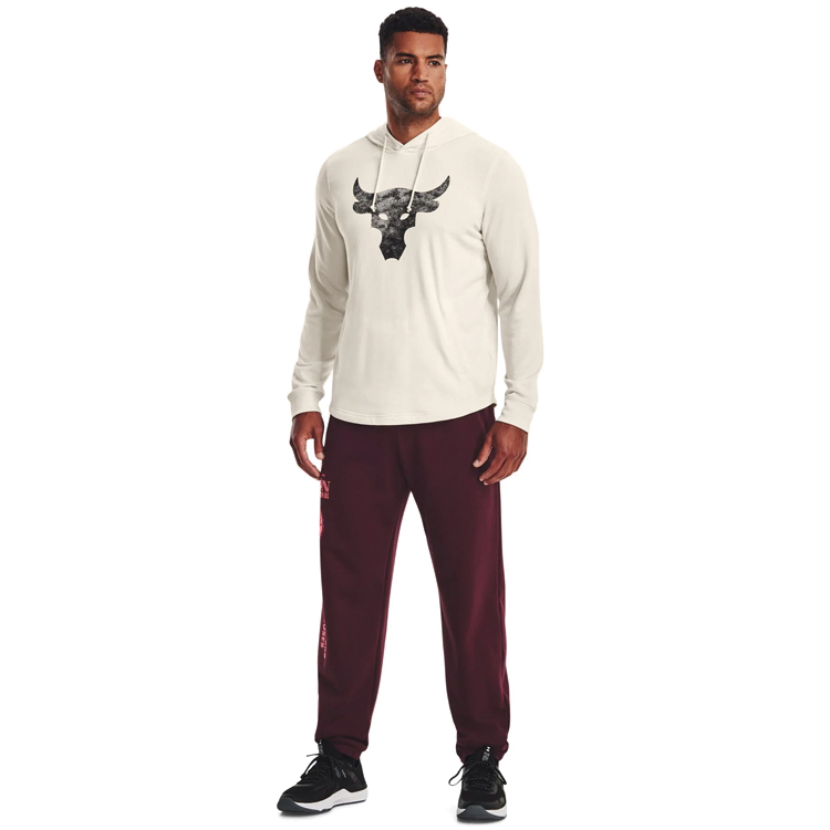 Мужская Толстовка Under Armour UA Project Rock Terry HD S Бежевый photo 2