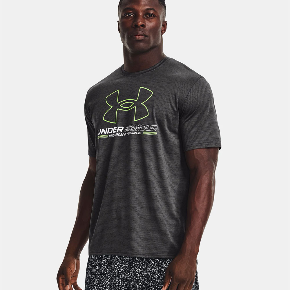 Футболка мужская Under Armour UA Training Vent Graphic SS LG Серый photo 2