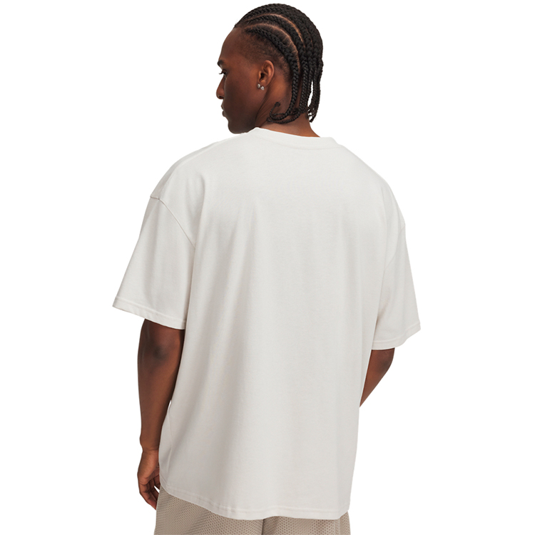 Tricou bărbătesc Under Armour UA M HW OS Branded SS L Alb photo 2