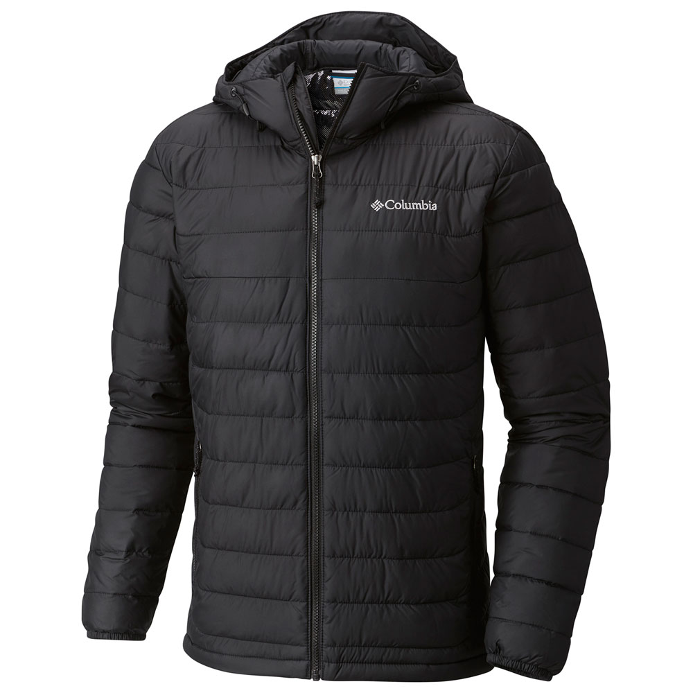 Куртка мужская Columbia Powder Lite Hooded Jacket S Черный photo 2
