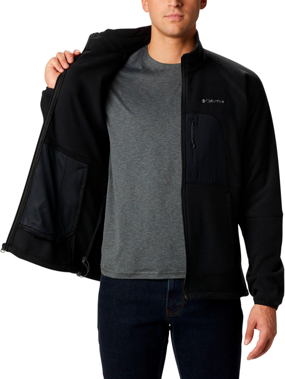 Hanorac pt bărbați Columbia Rapid Expedition Full Zip Fleece S Negru photo 2