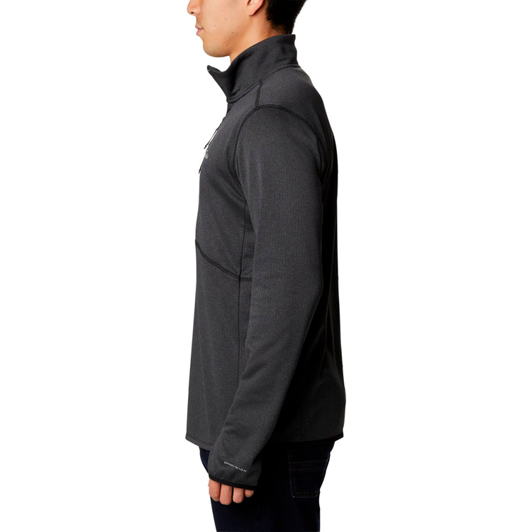 Мужская Толстовка Columbia Park View Fleece Half Zip S Черный photo 3