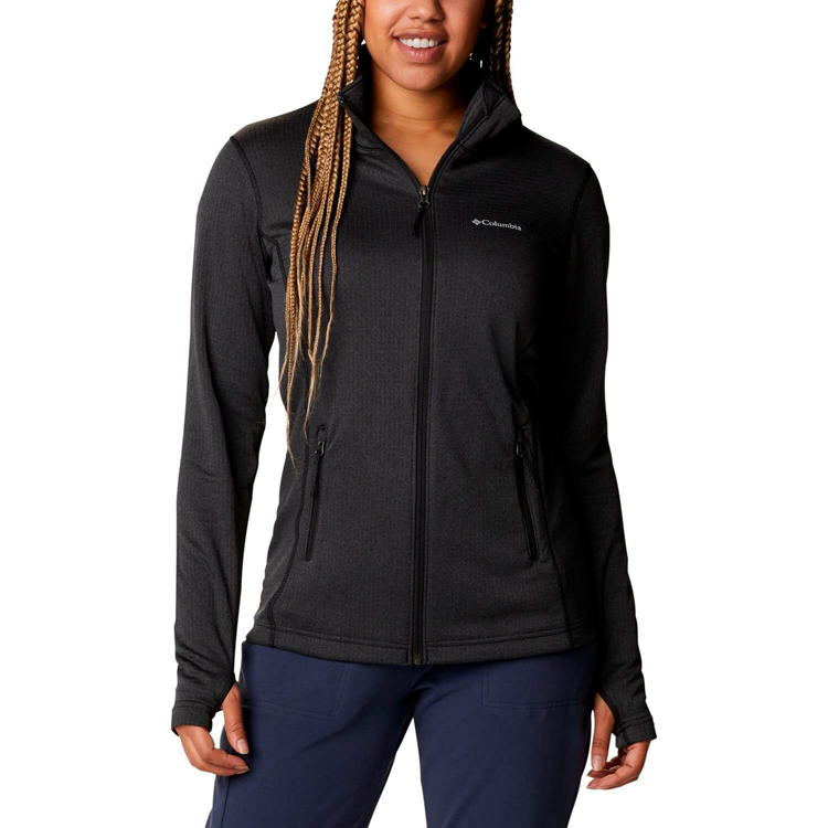Hanorac Columbia W Park View Grid Fleece Full Zip XS Negru Femei photo 1