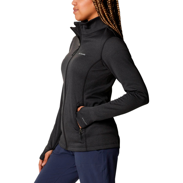 Hanorac Columbia W Park View Grid Fleece Full Zip XS Negru Femei photo 3