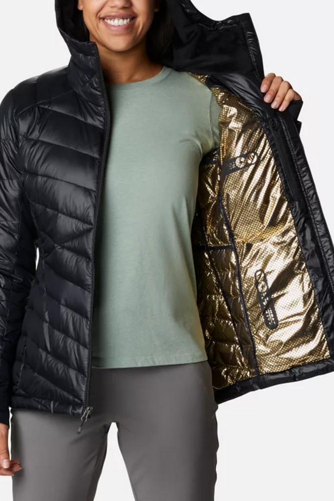 Куртка Columbia Joy Peak Hooded Jacket 34 Черный Женский photo 4