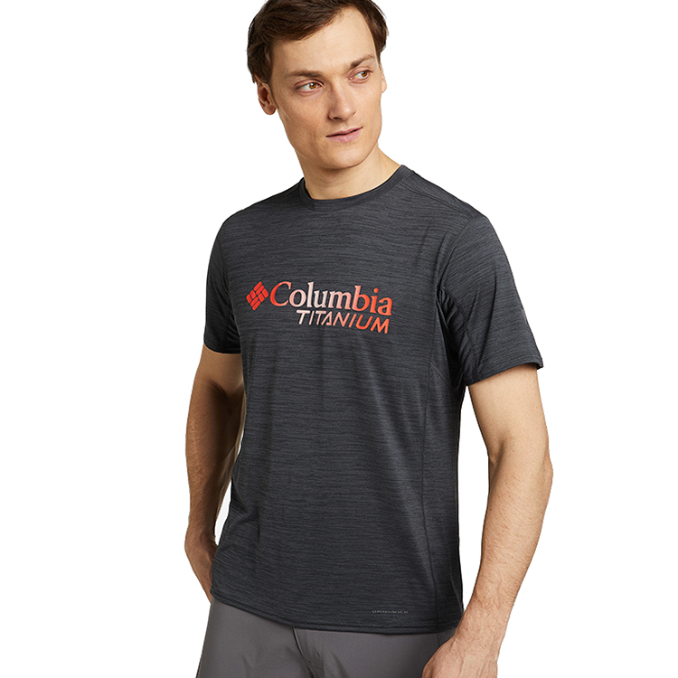 Футболка мужская Columbia M Titan Pass Graphic Tee S Черный photo 2