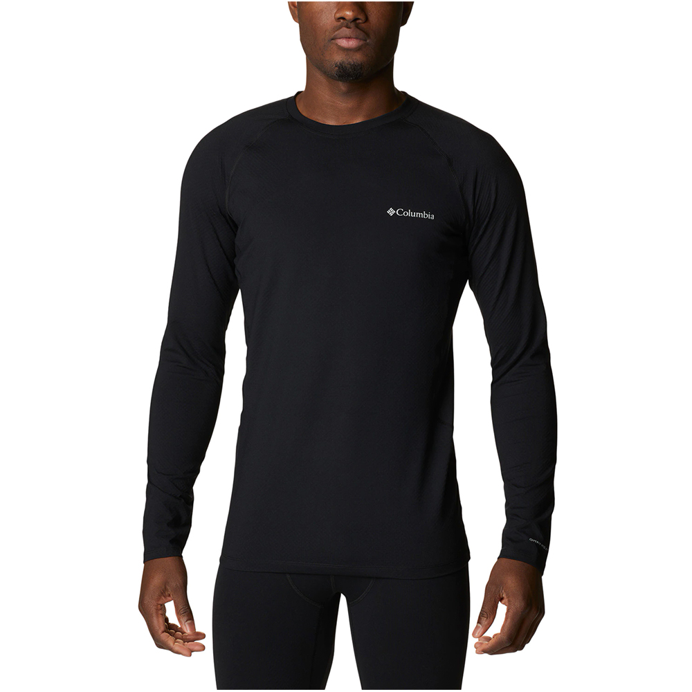 Tricou termica cu maneca lunga Columbia M Omni-Heat Infinity Knit LS Crew S Negru Barbati photo 1