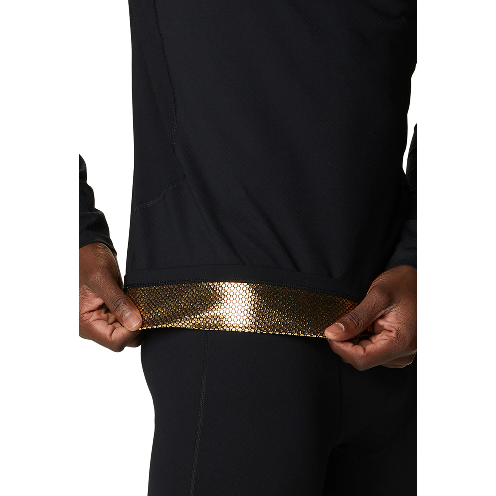 Tricou termica cu maneca lunga Columbia M Omni-Heat Infinity Knit LS Crew S Negru Barbati photo 2