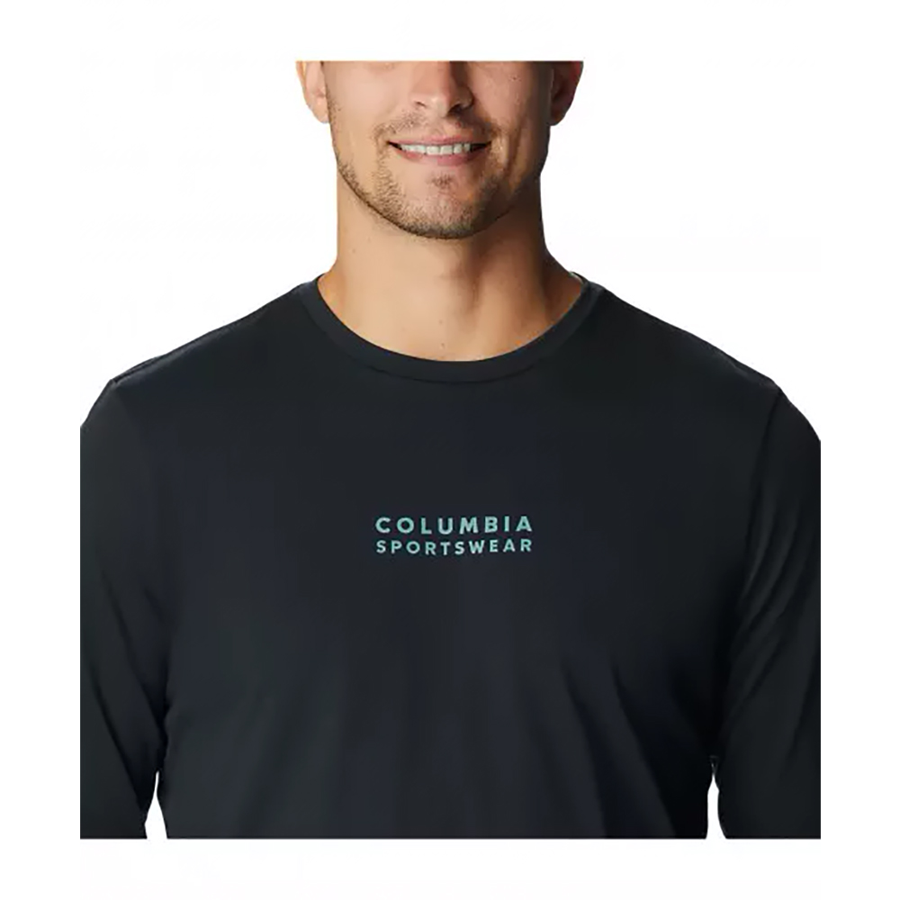 Мужская Толстовка Columbia Csc Alpine Way II LS Tee XL Черный photo 2