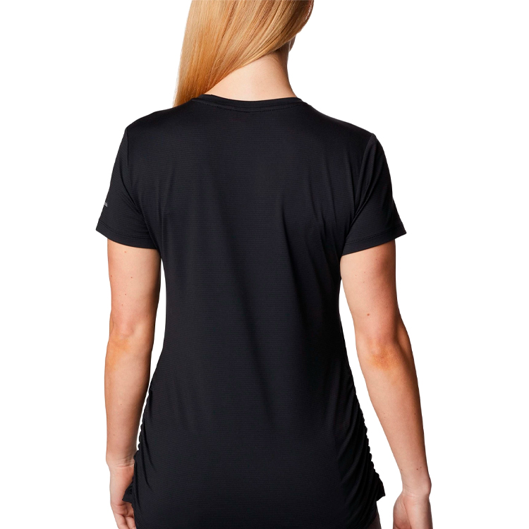 Tricou Columbia Leslie Falls Short Sleeve Shirt XS Negru Femei photo 3