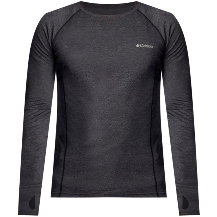 Tricou termica cu maneca lunga Columbia Tunnel Springs Wool Crew S Argintiu Barbati photo 2