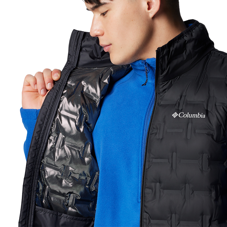 Gilet pt bărbați Columbia Delta Ridge II Down Vest S Negru photo 5