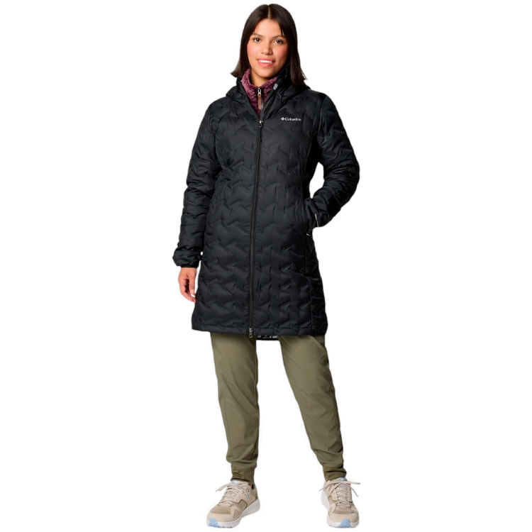 Куртка Columbia Delta Ridge II Long Down Jacket XS Черный Женский photo 2