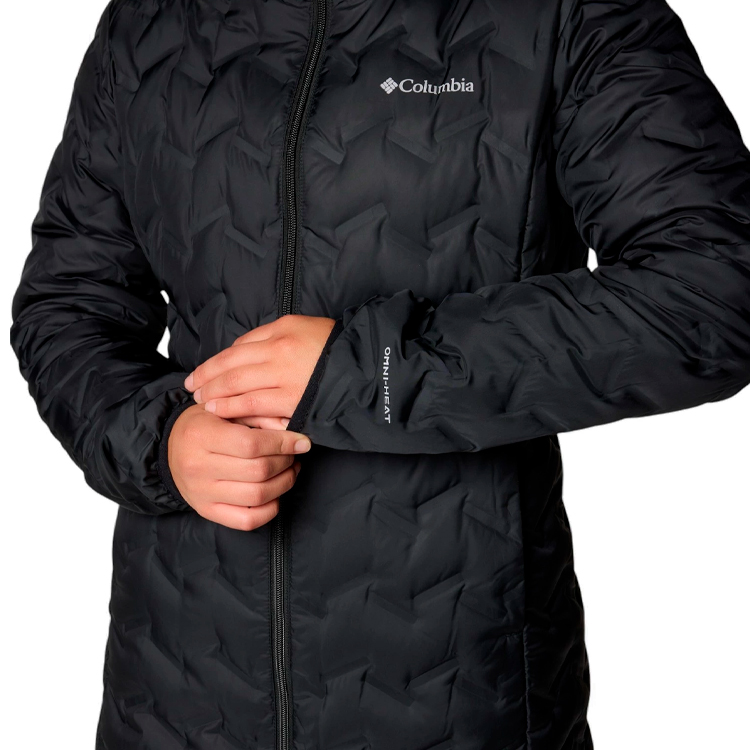 Куртка Columbia Delta Ridge II Long Down Jacket XS Черный Женский photo 4