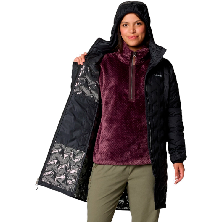 Куртка Columbia Delta Ridge II Long Down Jacket XS Черный Женский photo 5