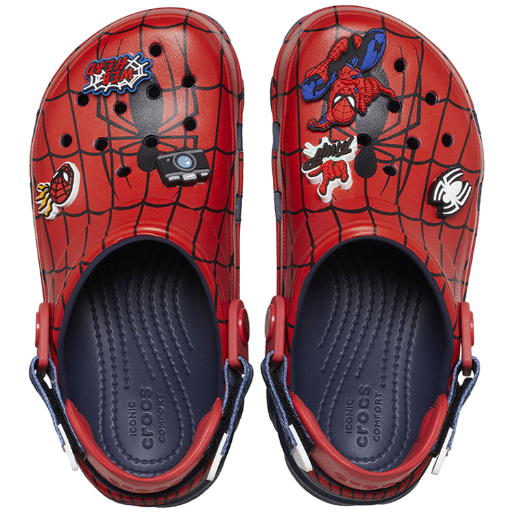 Шлепанцы Crocs Spider-Man All-Terrain Clog T / Мужской / 19-20 / Красный photo 3