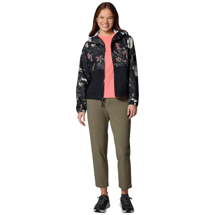 Scurta Columbia Spire Valley Printed Windbreaker XS Negru Femei photo 3