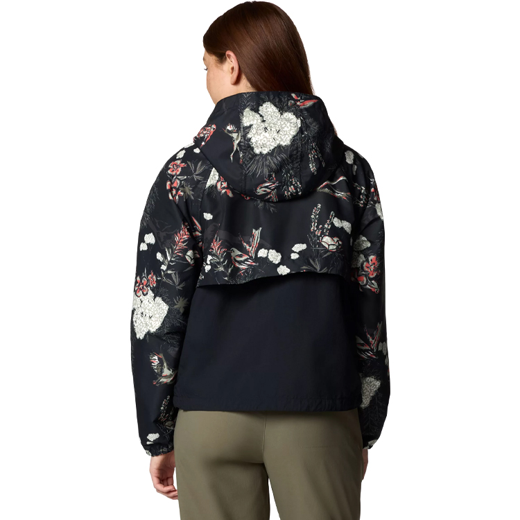 Scurta Columbia Spire Valley Printed Windbreaker XS Negru Femei photo 5