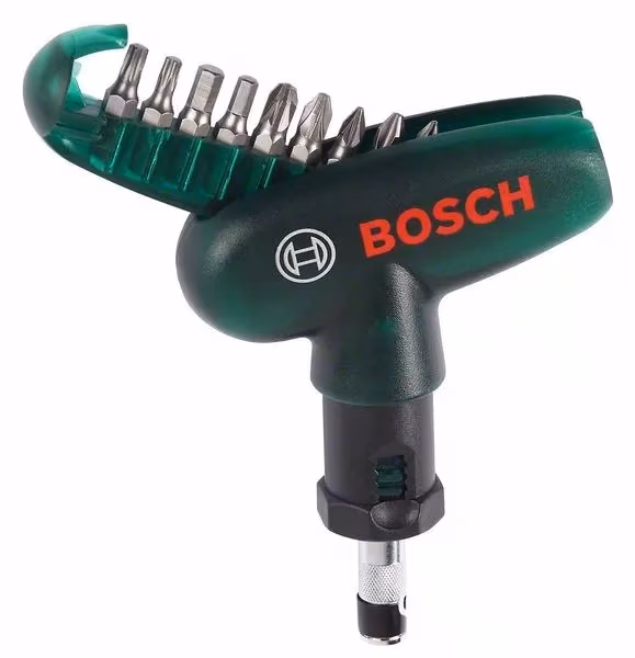 Отвертка с насадками Bosch Bosch Pocket 10шт., 2607019510 