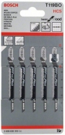 Набор пилок для лобзика Bosch T 119 BO/GST, 2608630310 thumbnav 2