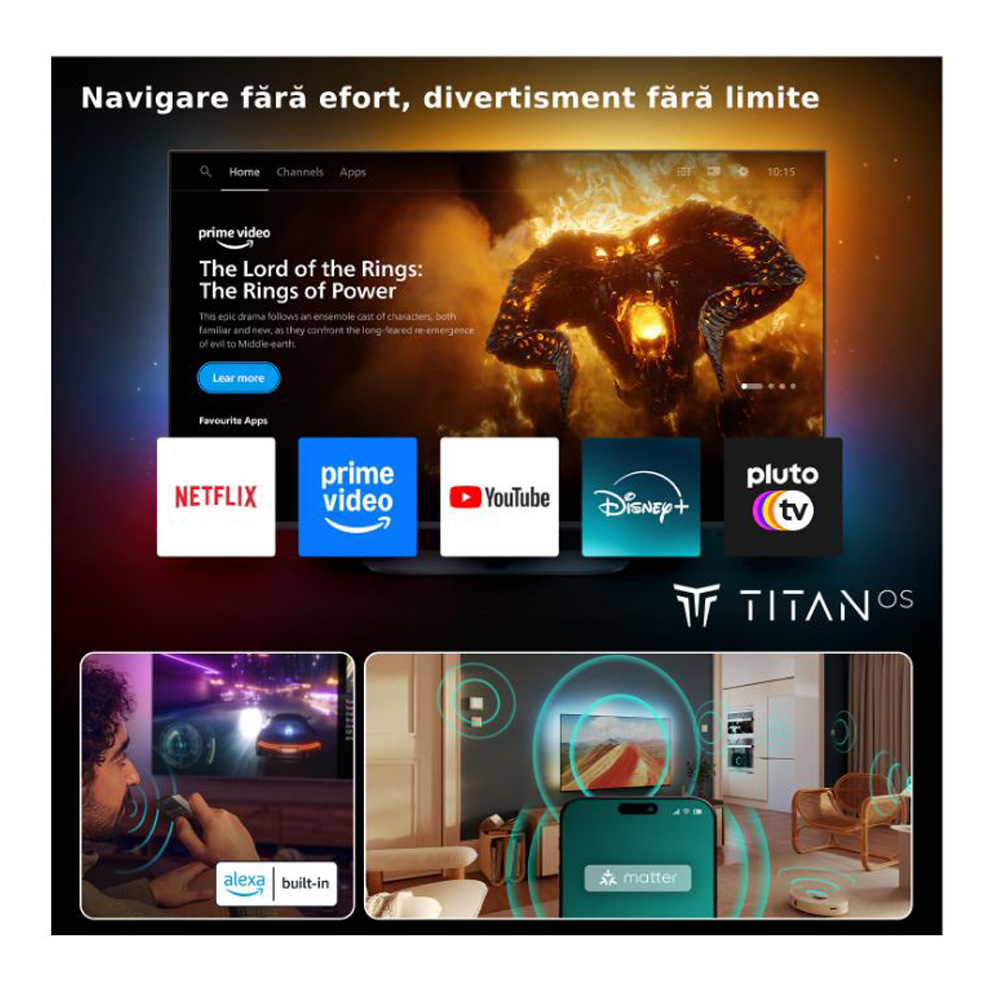 Televizor Philips 55PUS8510/12 / 55" / QLED/Quantum Dot / 4K UHD photo 5