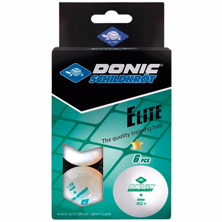 Set mingi tenis de masa 6 buc Donic Elite 1 Star 40+