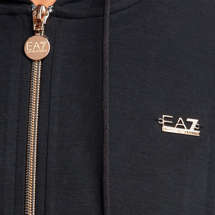 Hanorac EA7 EMPORIO ARMANI SWEATSHIRT XS Negru Femei photo 4