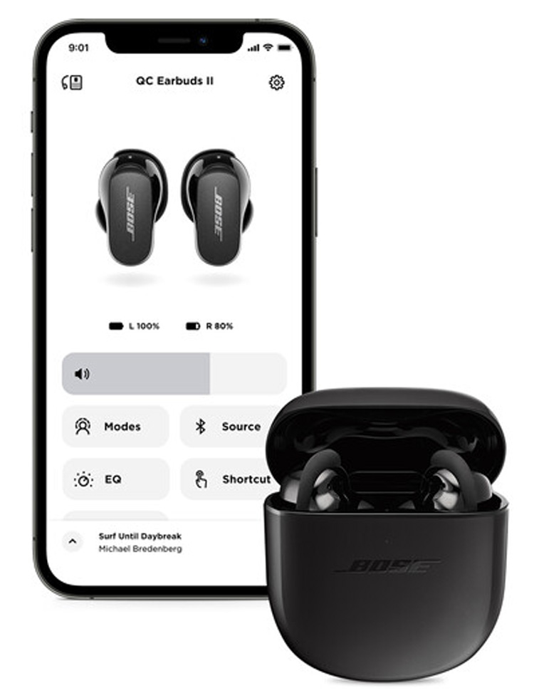Căști Bose Quiet Comfort Earbuds II Negru Fara fir / Home and Office / Negru photo 7