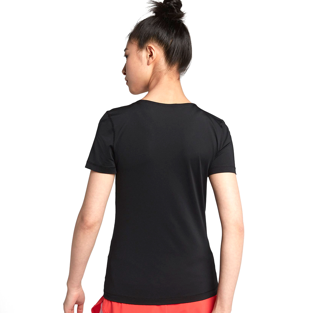 Tricou Nike W NP TOP SS ALL OVER MESH / Femei / L / Negru photo 3