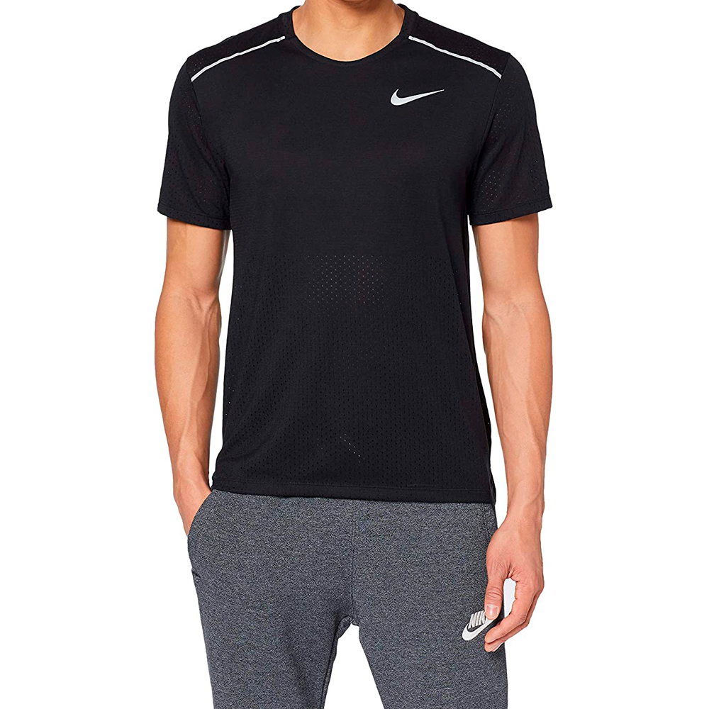 Футболка мужская Nike M NK BRTHE RISE 365 SS L Черный photo 2