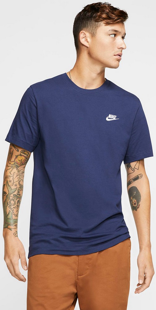 Футболка мужская Nike M NSW CLUB TEE L Синий photo 3