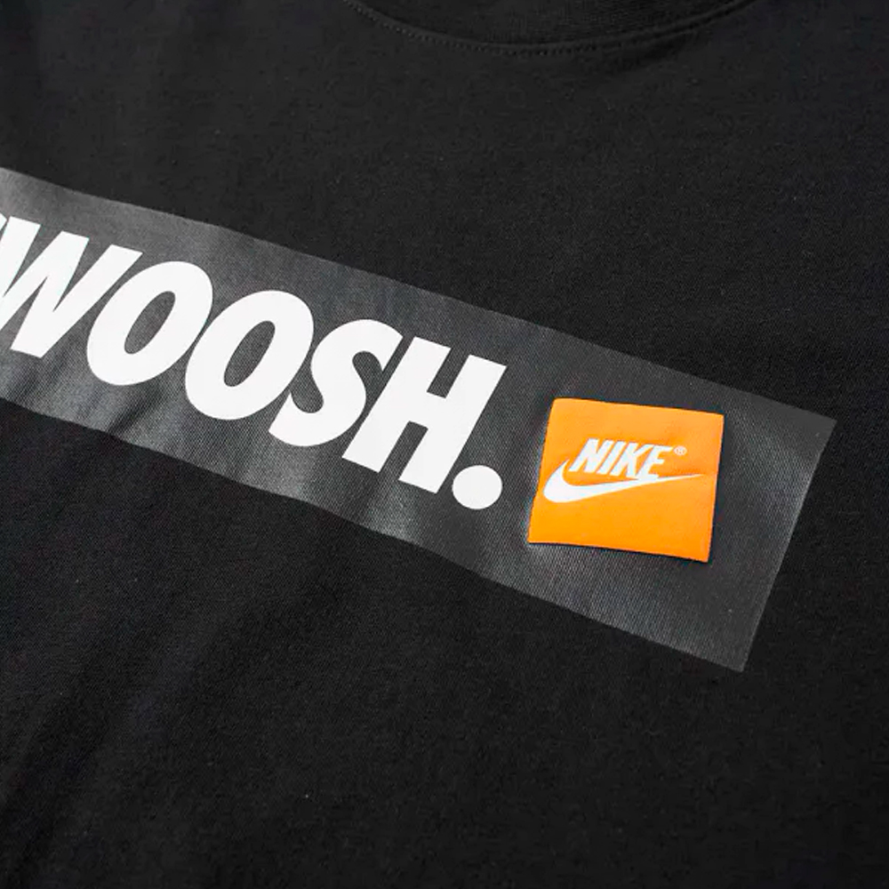 Футболка мужская Nike TEE SWOOSH BMPR STKR L Черный photo 3
