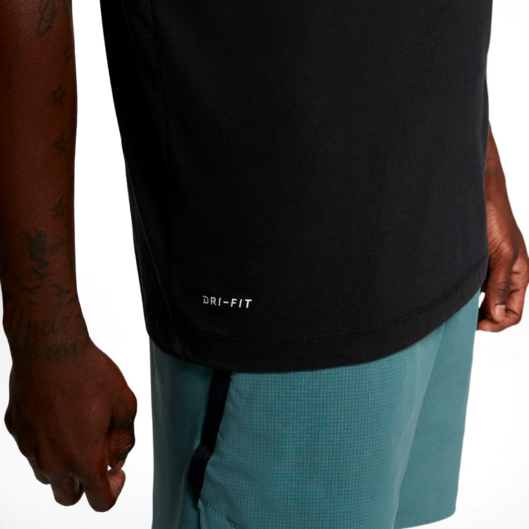 Футболка мужская Nike M NK DRY TEE DFC CREW SOLID S Черный photo 2