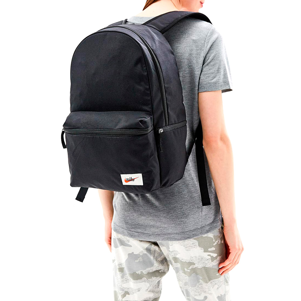 Рюкзак Nike NK HERITAGE BKPK - LABEL BA4990-010 Черный/Оранжевый photo 3