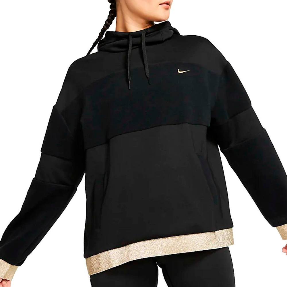 Jacheta Nike W ICON CLSH FLC PO HD L Negru Femei photo 3