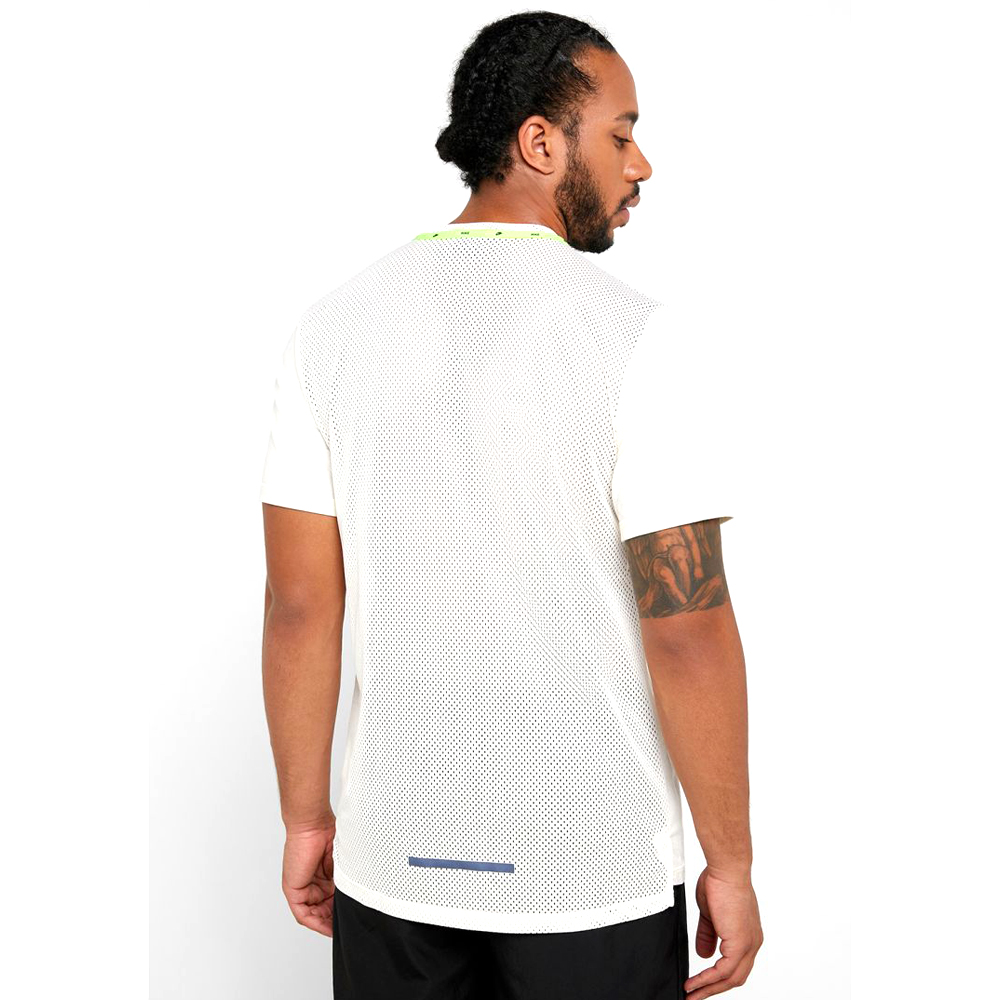 Футболка мужская Nike M NK WILD RUN TOP SS MESH L Бежевый photo 2