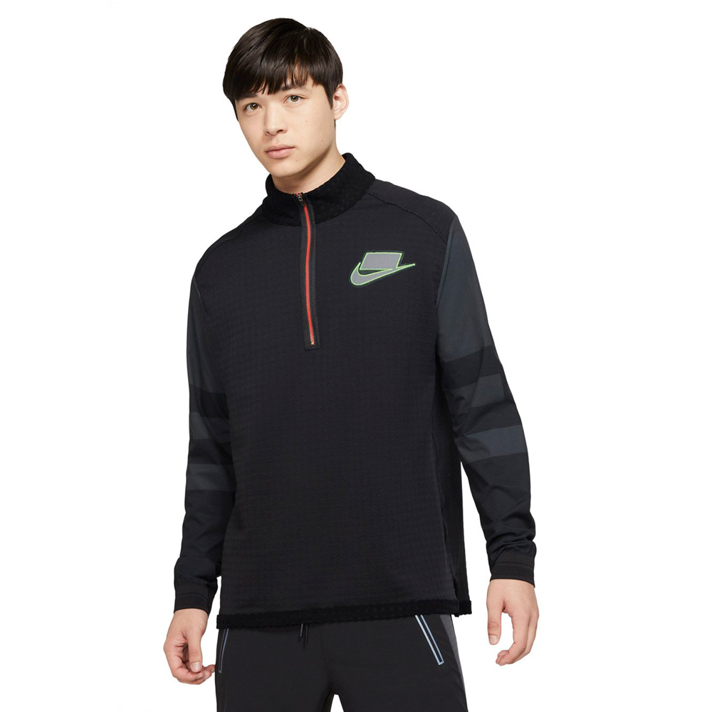 Мужская Толстовка Nike M NK WILD RUN MIDLAYER L Черный photo 4